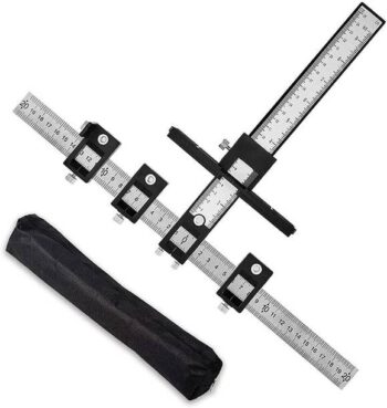 NIKTION Cabinet Hardware Jig, Hardware Template Tool-Ad...