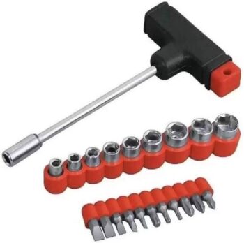 Black mirror Screwdriver Socket Tool Kit Combination Ma...