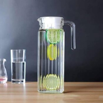 RUTVIHK 1.1 L Glass Water Jug