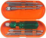 Spartan BS-02-Pro 6-Pieces With Neon Bulb Screwdriver Kit For Home And Other Use(Green) Standard Screw...