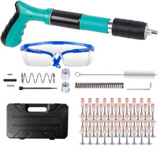 PRETOX Manual Steel Nail Gun with 10 Pieces Round Nails Ceiling Wall Device Standard Screwdriver