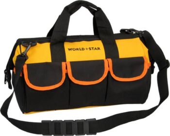 Worldstar 18 pocket 3 round flap yellow & black tool ki...