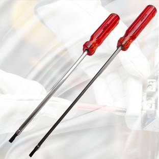 TOM Hardened and Tempered Chrome Vanadium 2-in-1 (250mm+300mm x 6mm) 10 Inch+12 Inch Standard Screwdri...