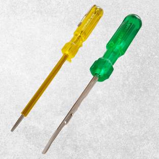 TOM /Taparia Hardened, Chrome Vanadium Steel 2-in-1 Screw Driver with Line Tester Standard Screwdriver...