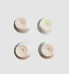 .437 Cap Push Nut Axle Wheel Retainer for Holding Wheel Compatible with Power Wheels (White)