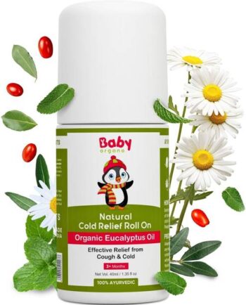 BabyOrgano Cold Relief Roll on for cold, cough, blocked...