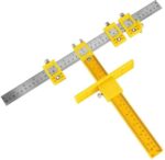 NIKTION Drill Punch Locator, Adjustable Cabinet Hardwar...