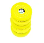 Oscar 5 PC 4?x 50Ply Yellow Cotton Cloth Buff Stitch Polishing Wheels Buffing Pad Rotary Tools for Metal Jewelry Hardware Polishing