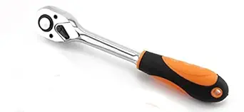 TOOLS AND HARDWARE Professional Drive Quick Release Auto Ratchet Socket Handle Wrench (1/2" ), Hex