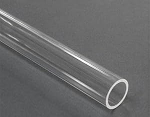 Hanture Acrylic Round Tube 30cm Length Clear Acrylic Plexiglass Lucite Tube ID 30 mm & OD 38 mm (Id 3 x Od 3.8 cm)