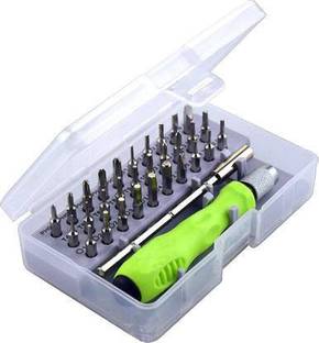White Wings Screwdriver Kit Set of 32pcs. for Mobile Repairing Laptop Repairing Tool Opening Watch Ele...
