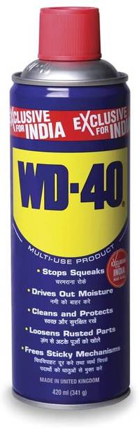 WD40 Multipurpose Spray Rust Removal, 420ml, Sticky Res...