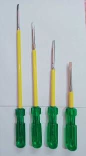 PALIWAL CREATION 2 in 1 Reversible Screwdriver, Long Handle, Minus - Plus Tip, Combination Standard Sc...