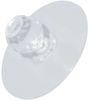 4Pcs Clear Cabinet Drawer Knobs Diamond Crystal Furniture Pulls Handles Hook