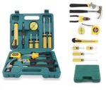 Japak |12 in 1 Electrical Repair Home Hand Tool Kit Set With Screwdriver, Hammer, Measuring Tape, Wrenches, Cutter & Pliers All Accessories Hardware Tool box Mechanical Garage Tool Storage kit
