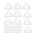 CLUB BOLLYWOOD? 10x Acrylic Corner Brackets Clear Decorative Display Case Triangle Connector | Home Improvement | Building & Hardware |Home & Garden |10 Acrylic Corner Brackets with Screws and Nuts