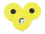SWISSO Oscar 3 PC 4?x50Ply Yellow Cotton Cloth Buff Stitch Polishing Wheels Buffing Pad Rotary Tools for Metal Jewelry Hardware Polishing