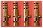 tower bolt zylo brass antiq finish 4 inch pack of (4)