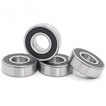 6202-2RS,15 * 35 * 11mm Bearing Steel and Double Rubber Sealed Miniature Deep Groove Ball Bearings for Home Appliances, Garden Machinery, Outdoor Vehicles, Electric Toy&Tool (PACK OF 10PCS)