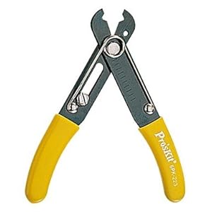 Proskit 6PK-223 Carbon Steel Wire Stripper Cutter (Yellow)
