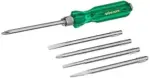 Visko Tools 101 Screwdriver Kit (Red, 6-Pieces)