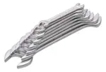 PYE Double Open End Jaw Spanner (Set of 8, Bright)