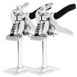 Hand Lifting Tool Jack, FUNSUEI 2 Packs Labor Saving Arm Jack, Stainless Steel Arm Tool Lift, Multi-Function Height Adjustment Lifting Device for Board Tiles Doors Windows Floor and Cabinets