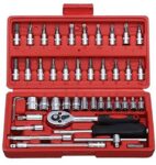Rustic 46 in 1 Pcs Combination Wrench Set/Socket Tool K...