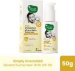 Mother Sparsh Sunscreen - SPF 50 Unscented Mineral Baby...