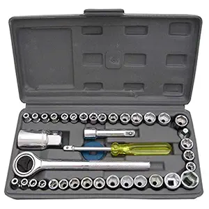 40 Pcs Combination Socket Toolkit (Set of 40) | Tookkit | Repair Tools | Industrial Tools |Hex end