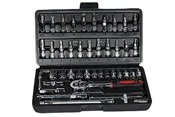 Chameleon 46 In 1 Pcs Tool Kit & Screwdriver and Socket Set, Metal
