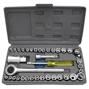 Generic Socket Tool Kit (Silver, 40 Pieces)