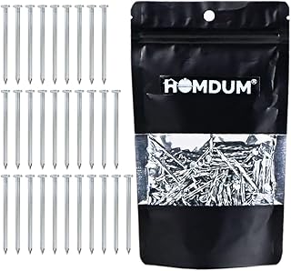 Homdum Hard Steel Concrete Nails 3 inch (75 mm) Pack of 40 Pieces (3")