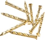 M-D Building Products 21485 1-1/4-Inch Screw Nails for Carpet Metal, 12 Per Pack