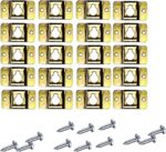 Homestead Decor Photo Frame Hanging Hooks Metal - Pack of 50 Pcs with Screws