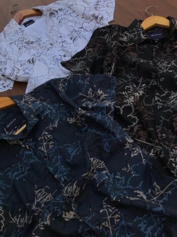 GANT Paper Cotton  Print Shirt Article