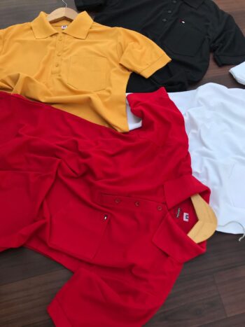 Very Premium Quality Collar T-shirt with Front Pocket