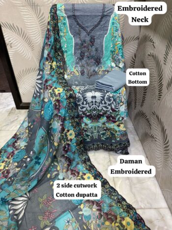 EXCLUSIVE EMBROIDERED PURE DUPATTA