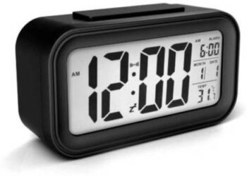FIGMENT Digital Black Clock