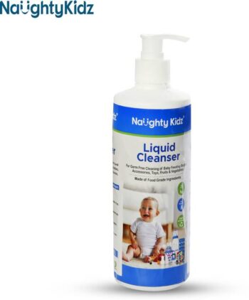 naughty kidz Anti-Bacterial Baby Liquid Cleanser for Fr...