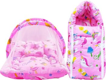 First Vision Polycotton Baby Bed Sized Bedding Set