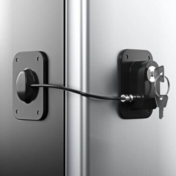 ZODZE Baby Safety Lock with Keys for Fridge, Cabinet, D...