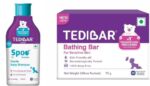 Tedibar Baby Shampoo 125ml and Moisturising Baby Bathin...