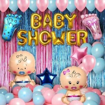 Naveen Baby Shower Decoration Items Set with Balloon, S...