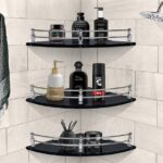 RGFASHION Glass Corner Shelf Bathroom Shelf and Kitchen...