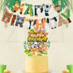 ZYOZI Birthday Decorations Item For Kids-Banner, Cake &...