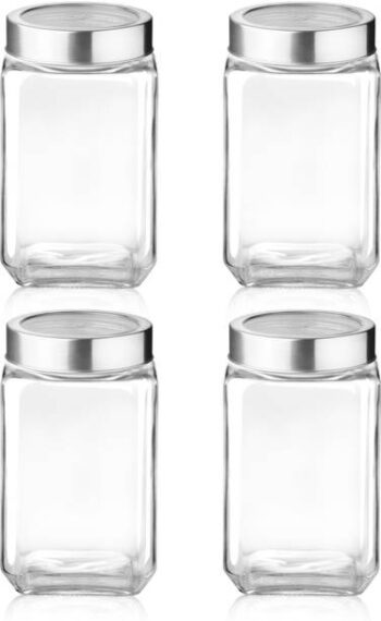MD Retail Glass Grocery Container - 750 ml