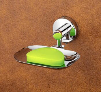 iSTAR Chrome Stainless Steel Soap Stand Case Soap Holder Dish for Bathroom (STEEL)