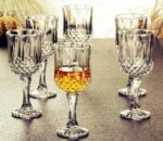 NAVPATH (Pack of 6) Crystaline Shine Wine Glass Set of ...