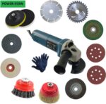 Inditrust Electric Angle Grinder Machine with 1pair Glo...